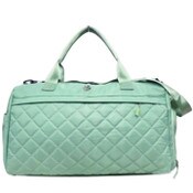 Wholesale - GREEN DUFFEL BAG wTOP ZIPPER CLOSURE C/P 12